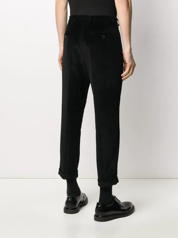 AMI Paris Pleated Carrot Fit Trousers 