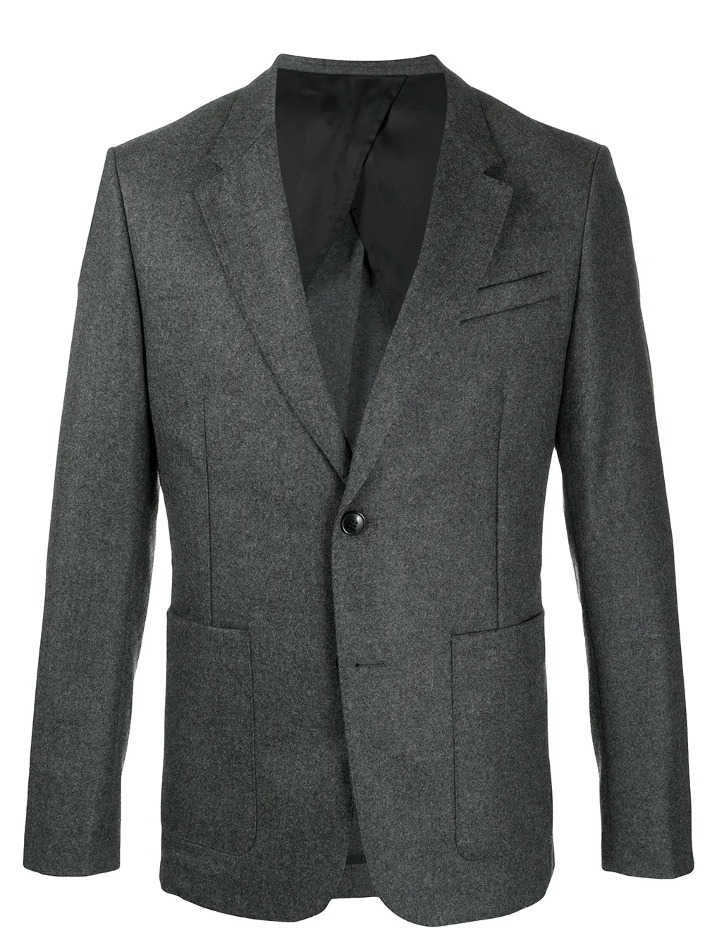 

AMI Paris half-lined two buttons jacket - Grey