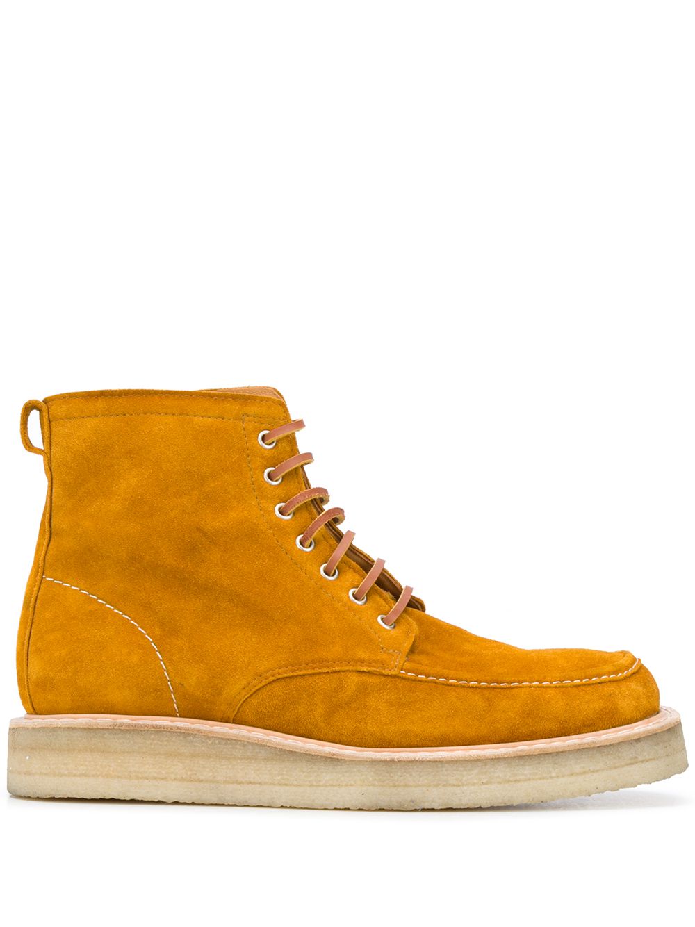 square toe suede boots