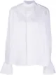 Image 1 of AMI Paris ruffled-cuff short shirt