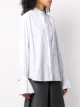 AMI Paris ruffled-cuff short shirt