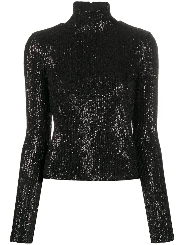 express sequin turtleneck