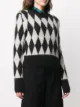 AMI Paris jersey con motivo de rombos