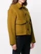 AMI Paris buttoned boxy-fit jacket