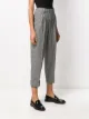 AMI Paris houndstooth cropped trousers