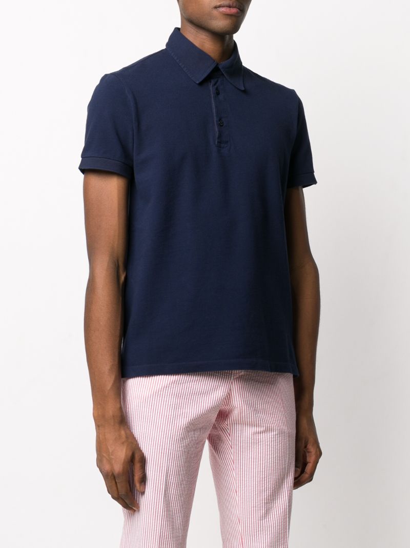 Shop Ballantyne Classic Polo Shirt In Blue