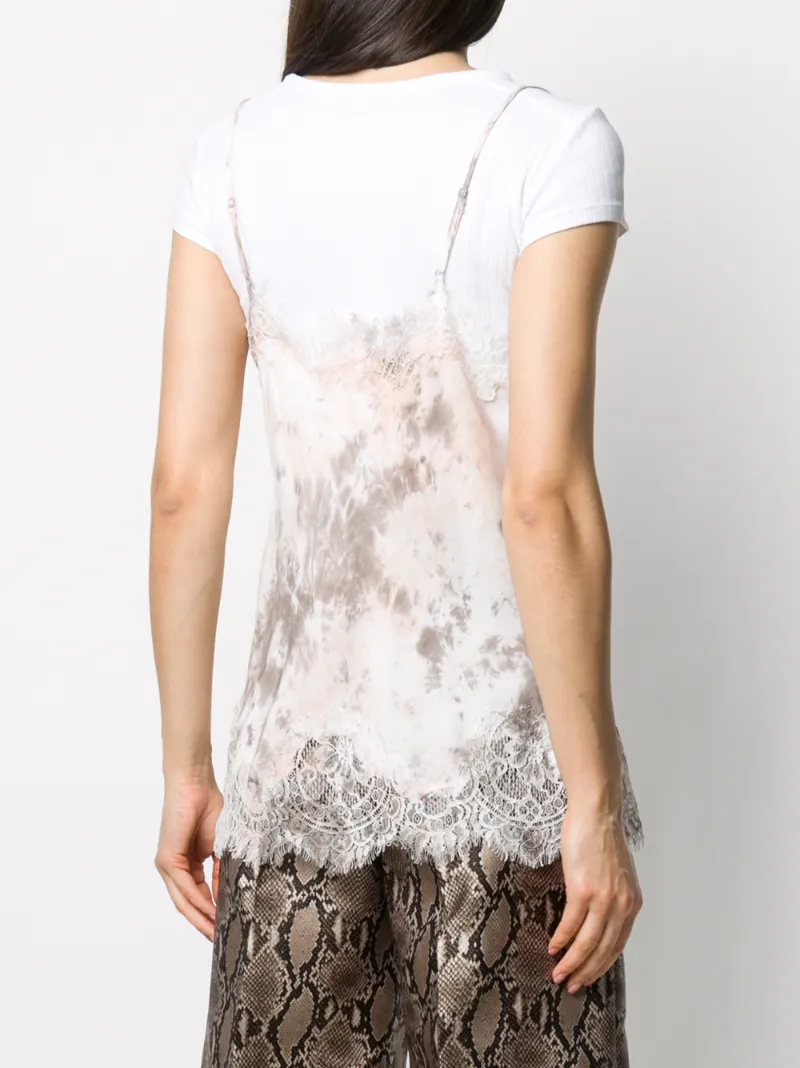 GOLD HAWK ABSTRACT PRINT VEST
