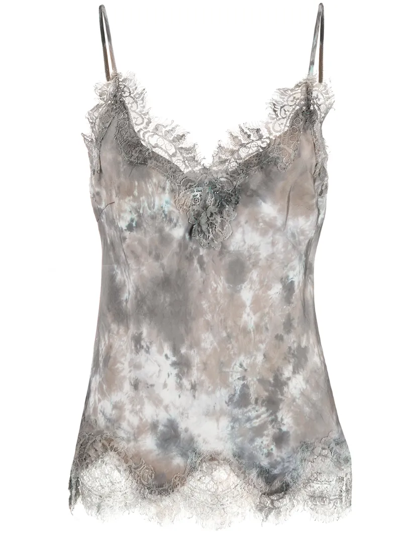 GOLD HAWK ABSTRACT PRINT VEST
