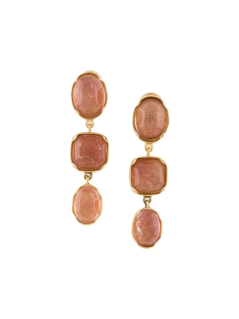 Goossens Three Cabochons earrings