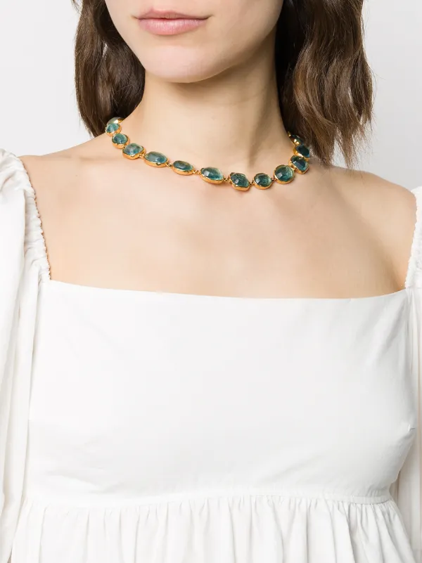 Goossens Collana Con Pietre Cabachon Oro FARFETCH IT