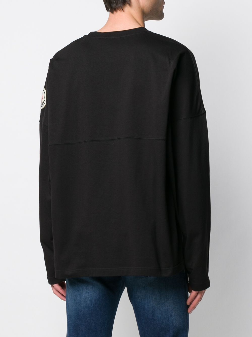 фото Moncler 1952 oversized logo-patch sweatshirt