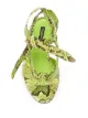 Dolce & Gabbana Sandália com padronagem pele de cobra