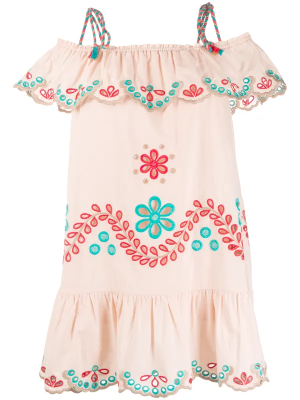 broderie anglaise shift dress