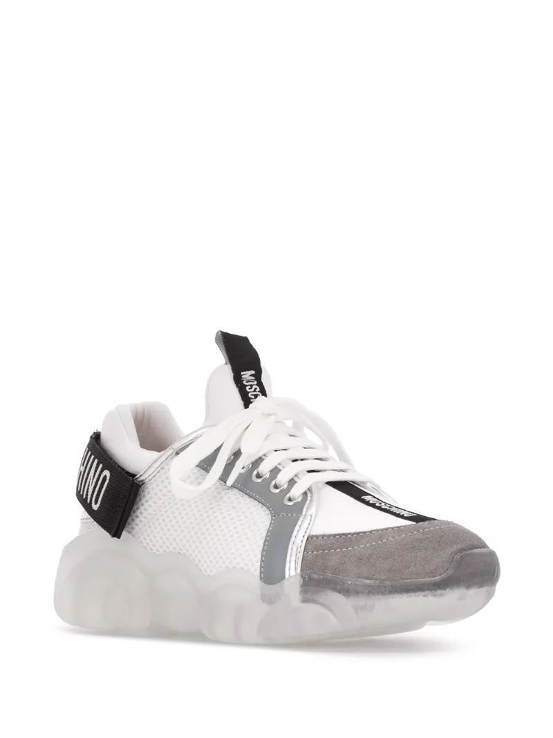 moschino teddy run low top sneakers