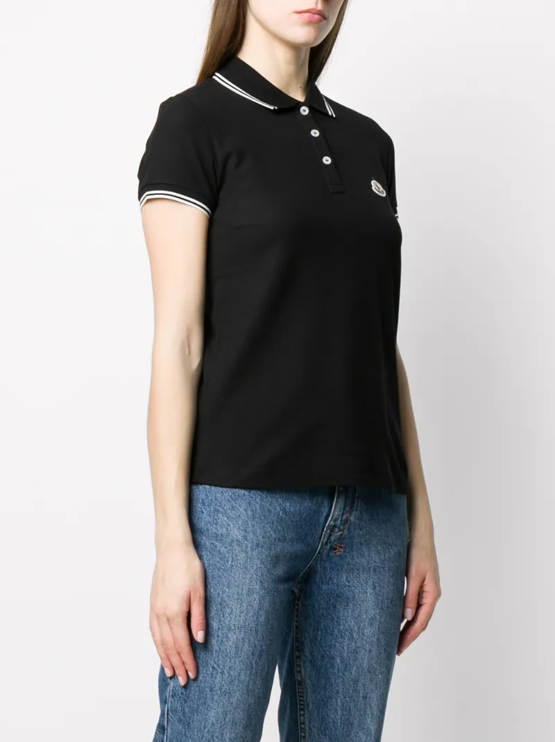 MONCLER LOGO PATCH POLO SHIRT