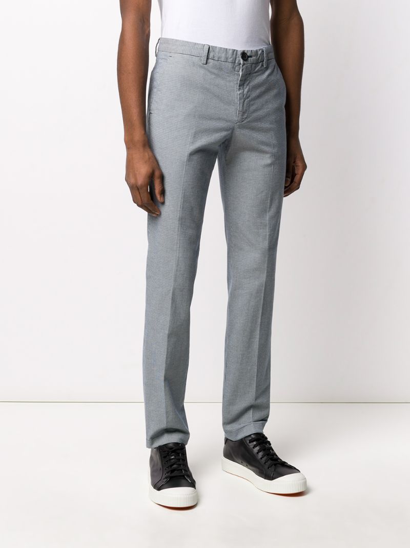 Shop Ps By Paul Smith Slim-fit Tailored Trousers In Blue