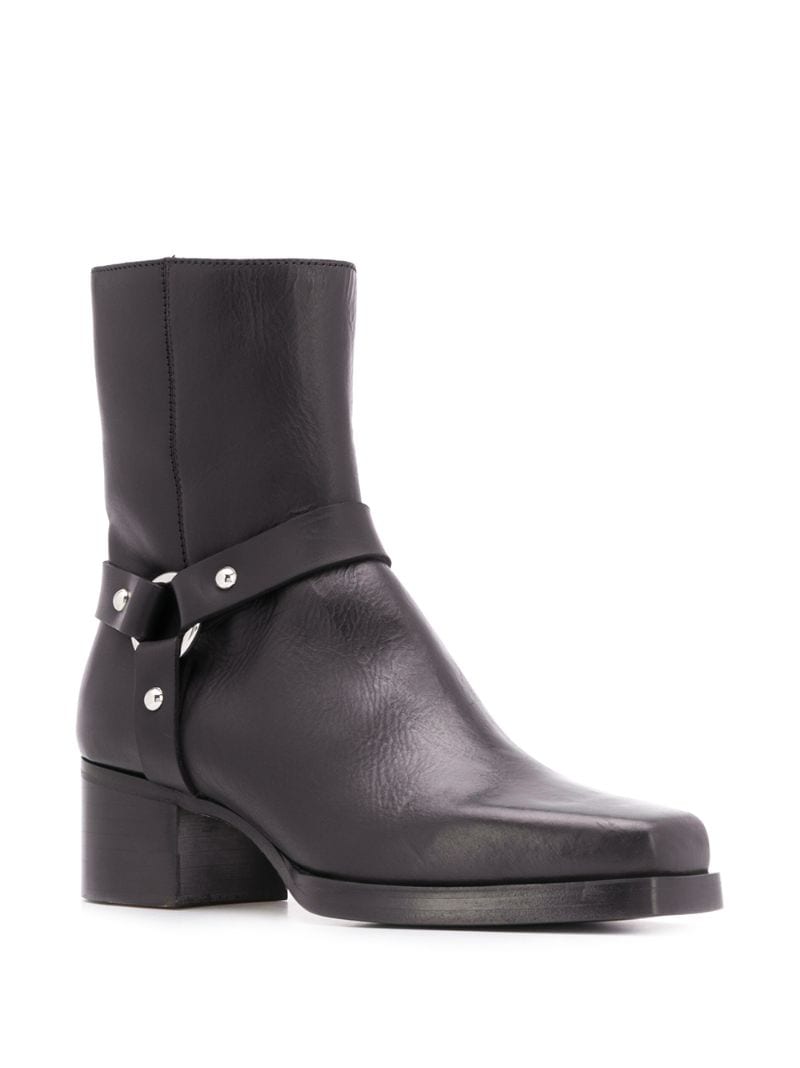 Dsquared2 Ankle Length Cowboy Boots In Black | ModeSens