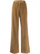 Image 1 of AMI Paris wide leg corduroy trousers