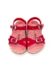 Birkenstock Kids صندل بإبزيم ومقدمة مفتوحة