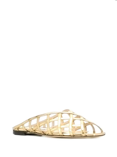 jimmy choo sai flat sandals