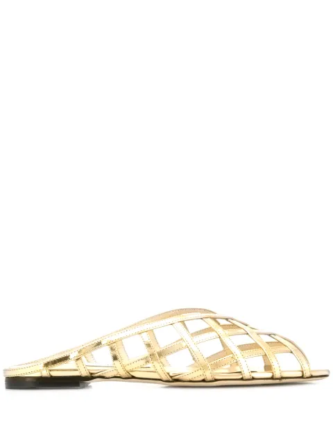jimmy choo sai flat sandals