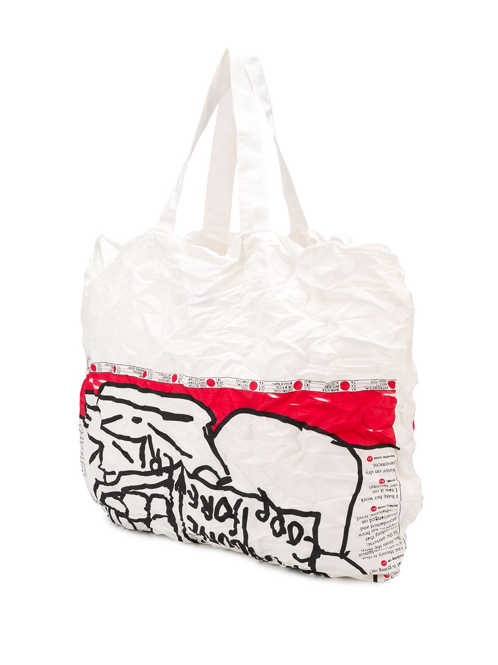 фото Junya watanabe man graphic-print tote bag