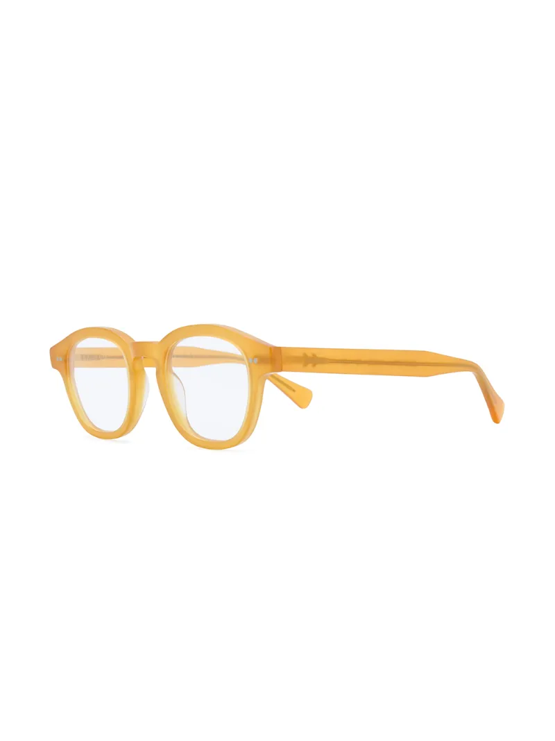 Epos Bronte Round-frame Glasses In Yellow