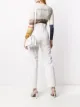 Image 2 of pushBUTTON high-waisted flared jeans