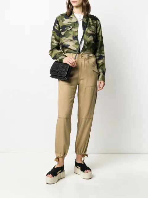 twill cargo trousers