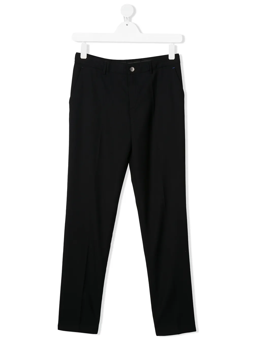 Paul Smith Junior Teen Straight-leg Trousers In Blue