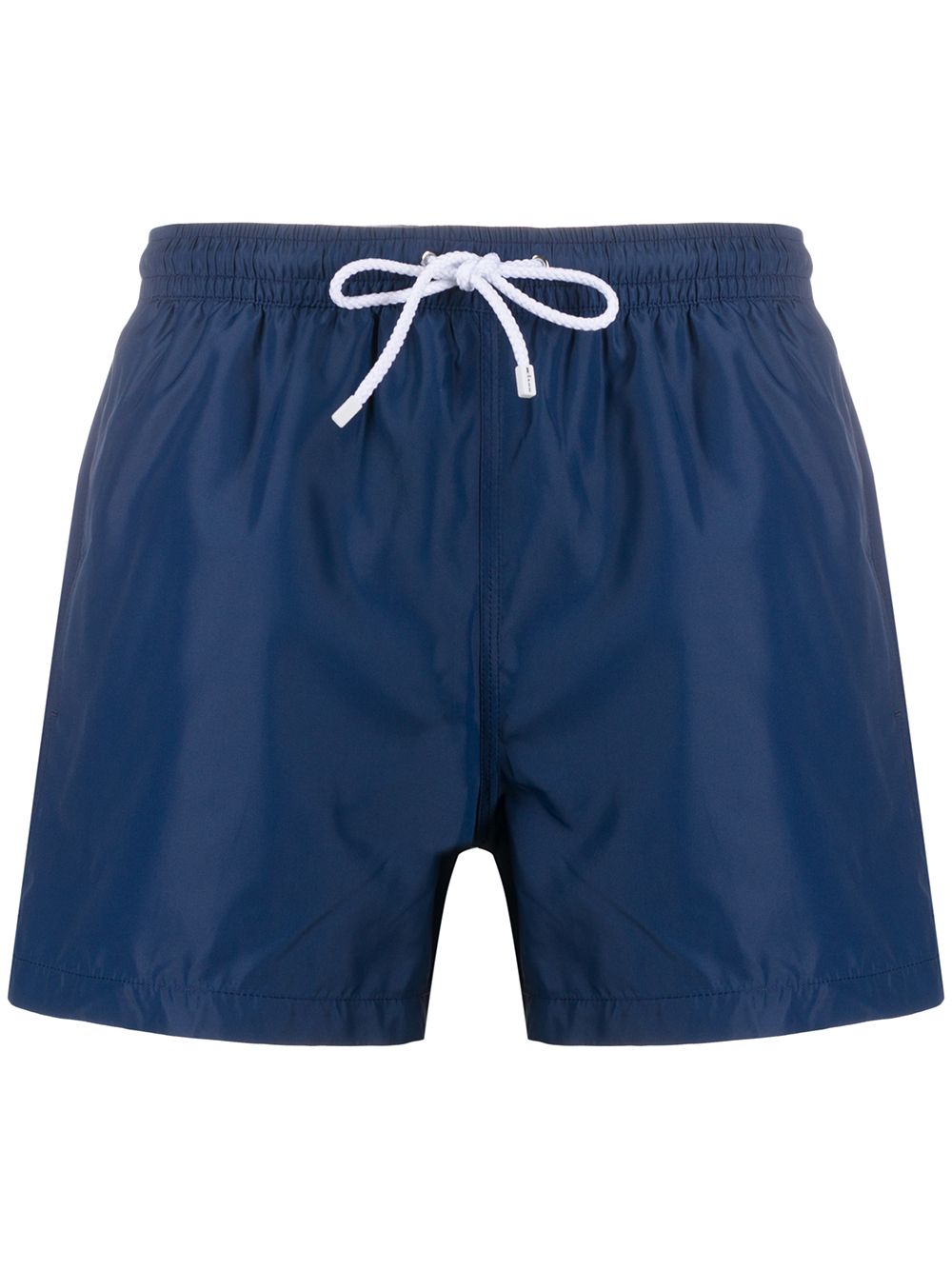 Kiton Straight-leg Swim Shorts In Blue