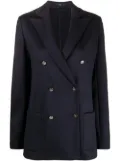 Fay boxy fit double breasted blazer - Blue