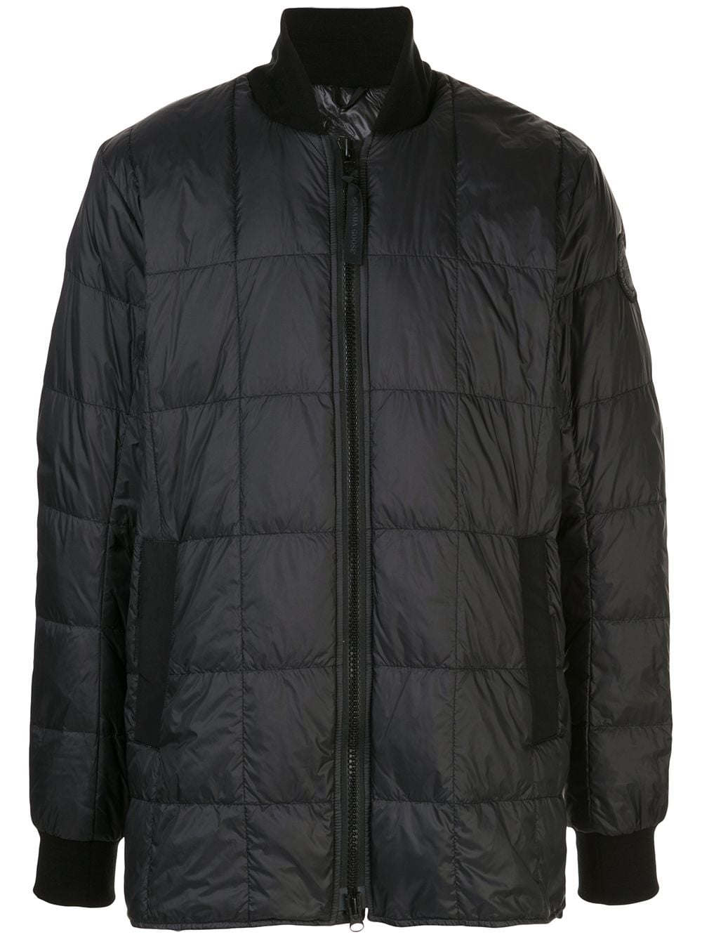 Canada Goose Harbord Hooded Down Jacket In Black