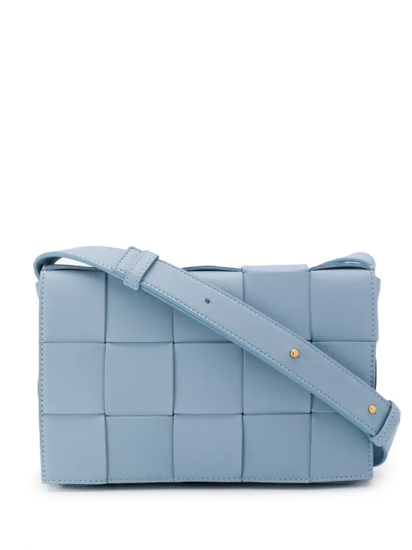 Shop Blue Bottega Veneta Cassette Crossbody Bag With Express Delivery Farfetch