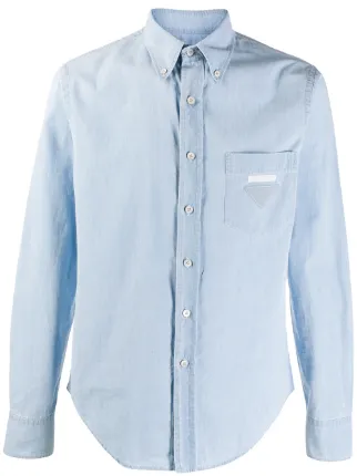 prada denim shirt