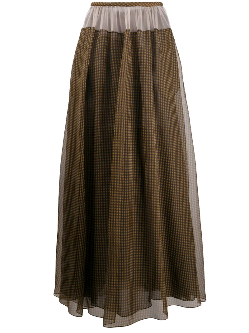 fendi maxi skirt