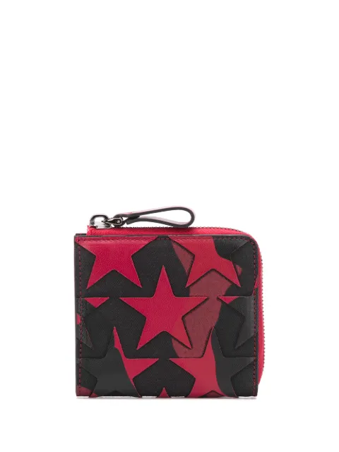 Valentino Garavani camouflage star patch wallet