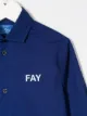 Fay Kids قميص بطبعة شعار الماركة