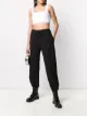 Image 2 of Balmain contrast stitch crop top