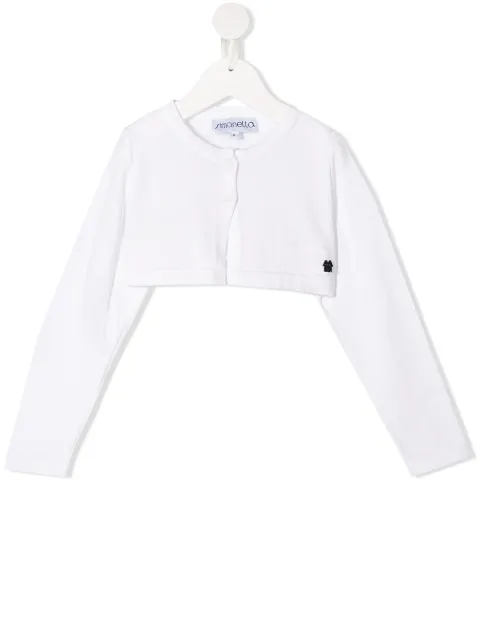 Simonetta long sleeve Cropped Cardigan Farfetch Simonetta long sleeve Cropped Cardigan Farfetch