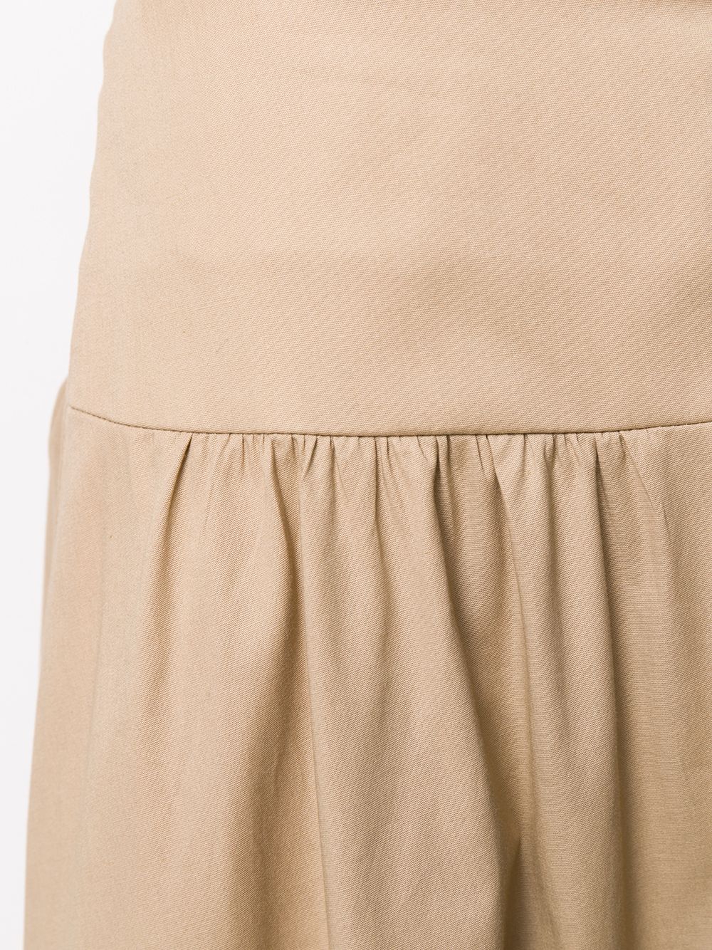 фото So allure buttoned ruffle-trim skirt