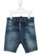 الصورة 1 من Dsquared2 Kids شورت جينز بتأثير باهت
