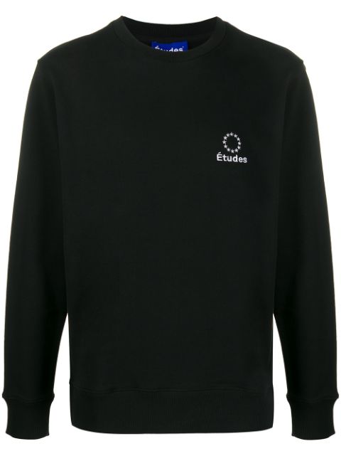 logo embroidered sweatshirt