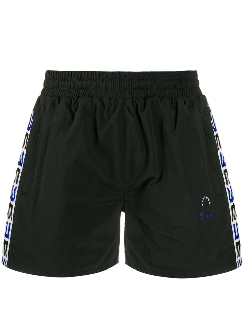 Etudes Studio Logo Swim Shorts In Black