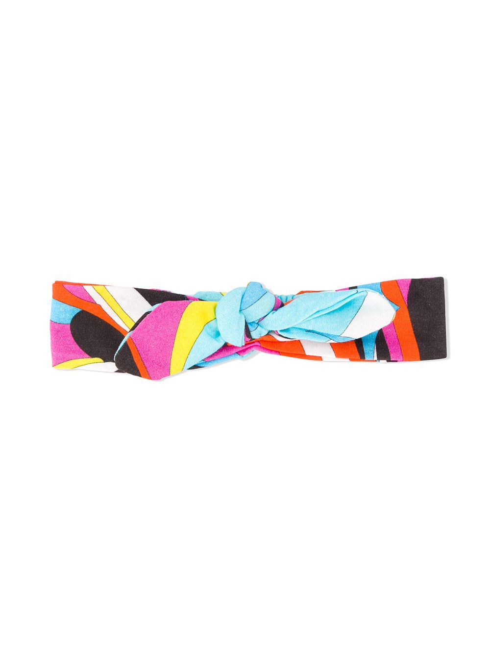 фото Emilio pucci junior abstract print headband