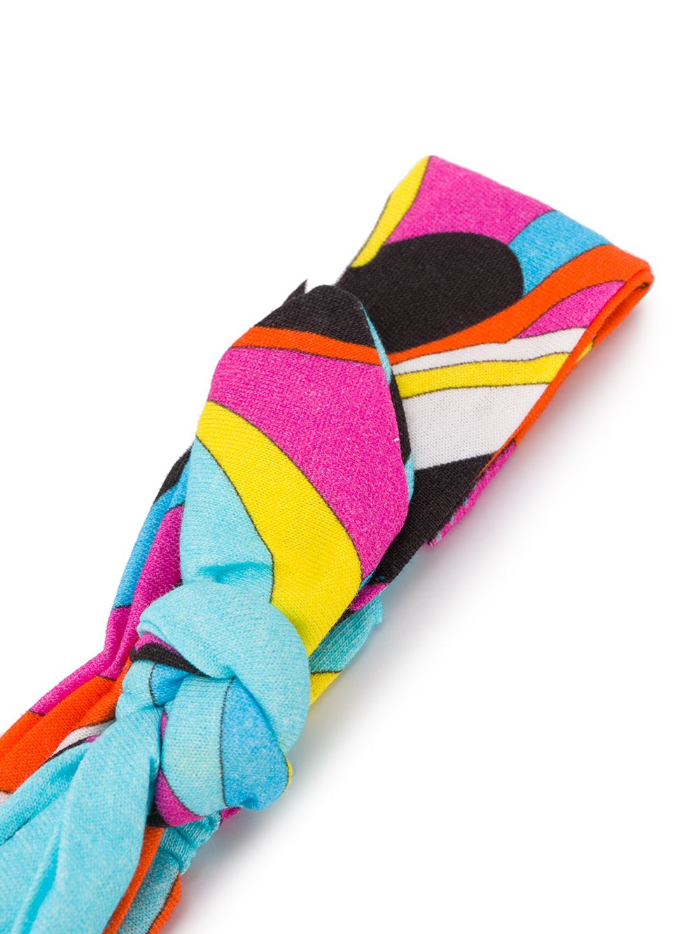 фото Emilio pucci junior abstract print headband