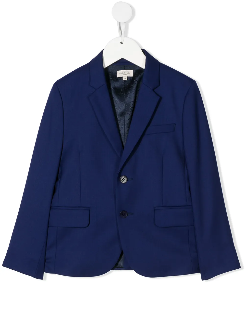 Paul Smith Junior Kids' Single-breasted Blazer In Blue