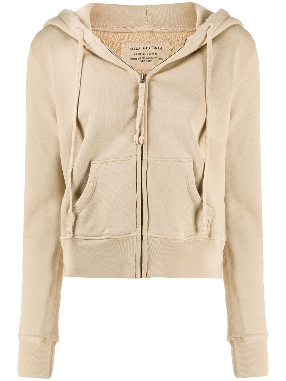 фото Nili lotan callie zip front hoodie