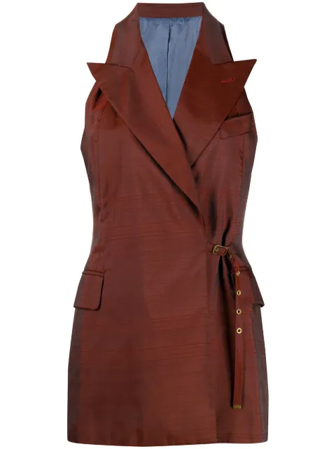 Jean Paul Gaultier Pre-Owned 1995 sleeveless peaked waistcoat