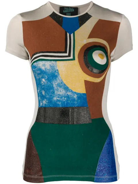 Jean Paul Gaultier Pre-Owned 1990s abstract print T-shirt